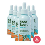 Flora & Curl Coconut Mint Oil 3.4 Oz (Pack of 6)