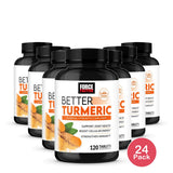 Force Factor Better Turmeric Joint Support Supplement with Turmeric and Curcumin 6.8 Oz (Pack of 24)
