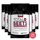 Force Factor Total Beets Tablets 120 Count 7.2 Oz(Pack of 24)