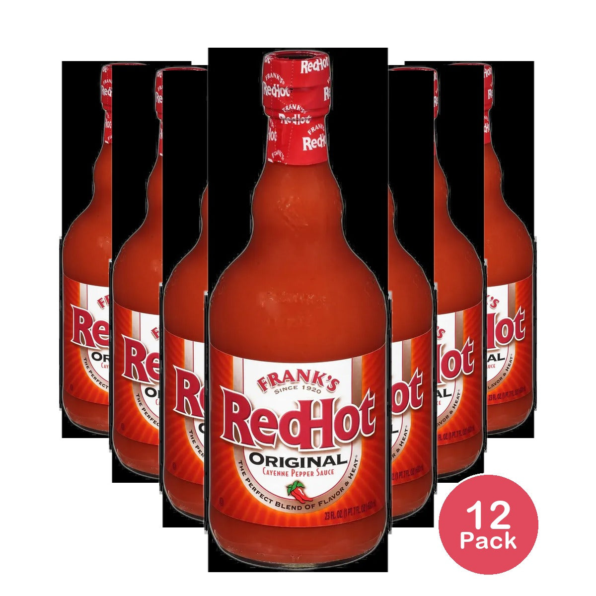 Frank's RedHot Original Cayenne Pepper Sauce 23oz (Pack of 12)