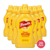 Frenchs Classic Yellow Mustard Squeeze Bottle 8Oz (Pack of 20)