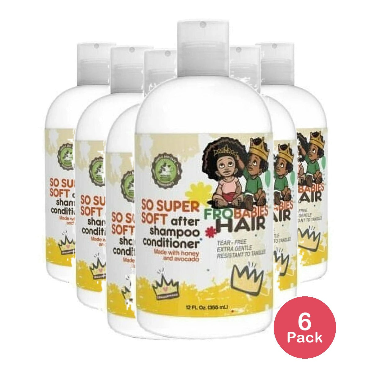 FroBabies So Super Soft After Shampoo Conditioner - 12 oz 12 Fl. Oz (Pack of 6)