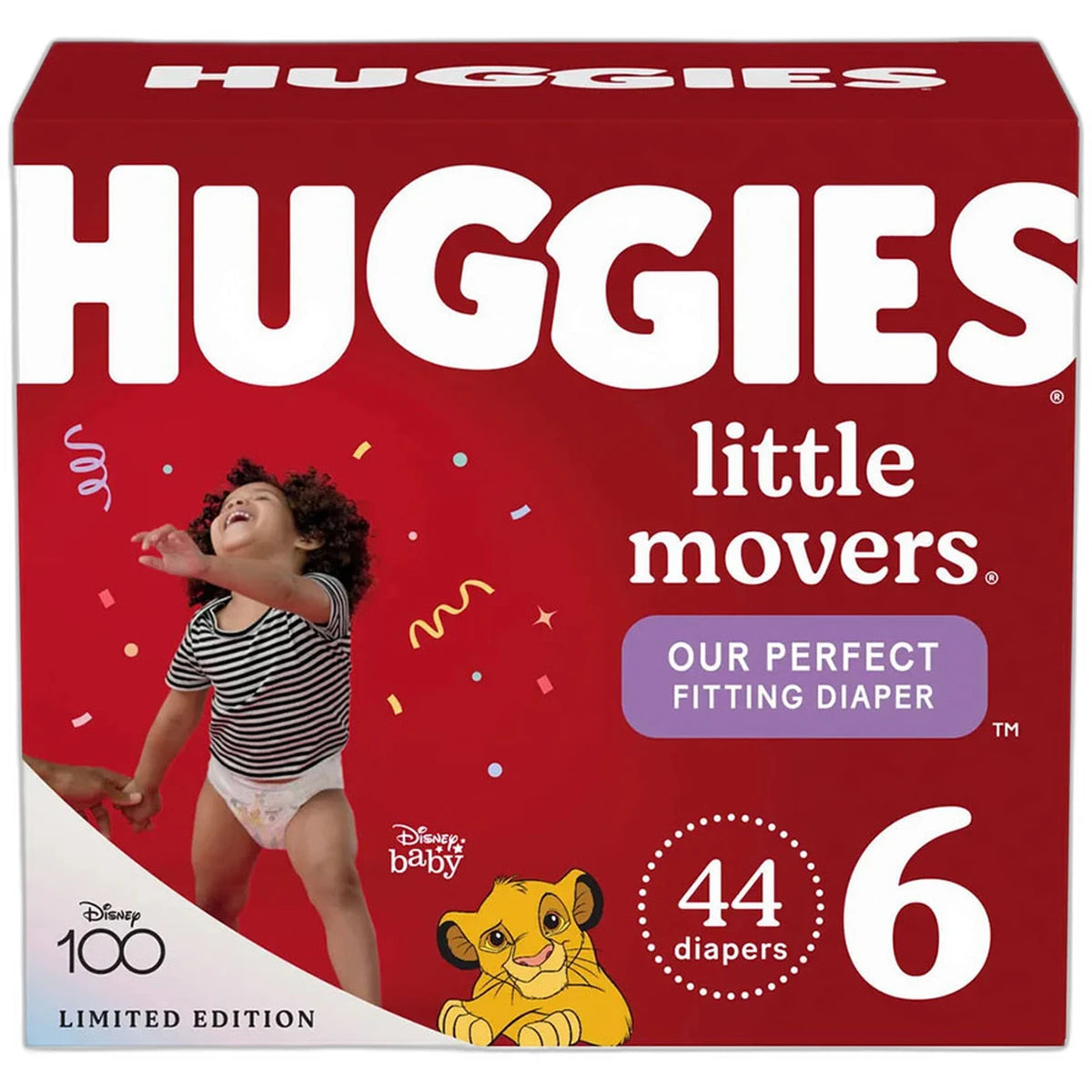 Huggies Little Movers Baby Diapers Size 6 65.6Oz (Pack of 1)