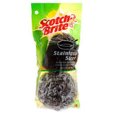 Scotch-Brite Stainless Steel Scrubbing Pads 2pk 2.6 Oz (Pack of 24)