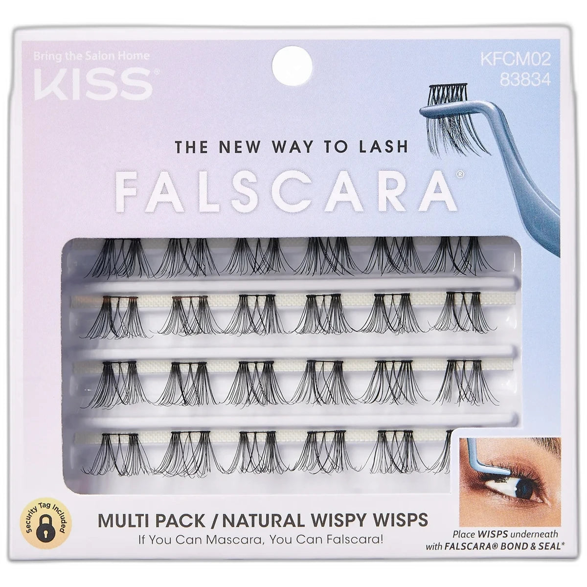 Kiss Falscara Diy Eyelash Extension Wisps Mini Lash Clusters Multipack 0.5oz (Pack of 36)