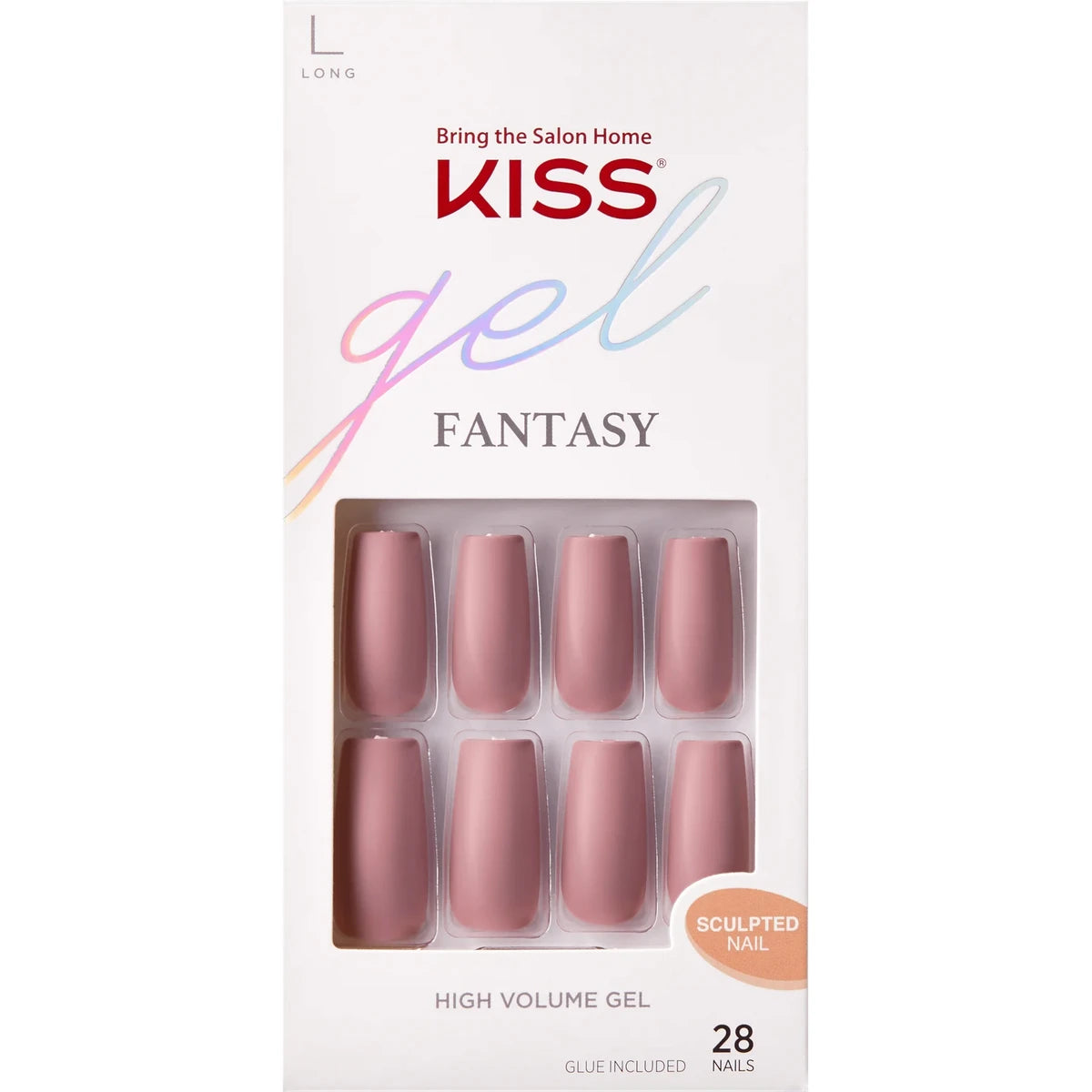 Kiss Nails Gel Ready To Wear Fake Nails Modern Art 0.63oz (Pack of 36)