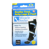As Seen On TV Ontel Miracle Socks - Black 3.2 Oz (Pack of 24)