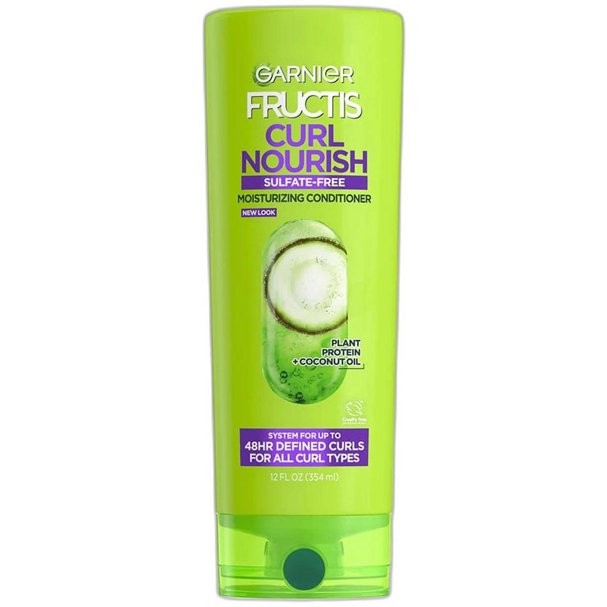 Garnier Fructis Triple Nutrition Curl Hair Nourish Conditioner 12Oz (Pack of 6)