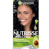 Garnier Nutrisse Nourishing Color Creme 11 Blackest Black 1 Kit 8.48oz (Pack of 12)