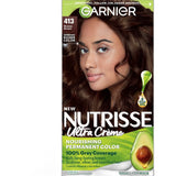 Garnier Nutrisse Nourishing Hair Color Creme 413 Bronze Brown 8.48oz (Pack of 12)