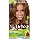 Garnier Nutrisse Permanent Creme Haircolor #63 Light Brown 8.48oz (Pack of 12)