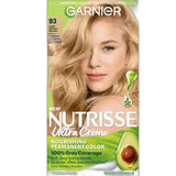 Garnier Nutrisse Permanent Nourishing Hair Color Creme 93 Light Golden Blonde 8.48oz (Pack of 12)