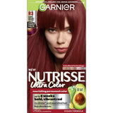 Garnier Nutrisse Ultra Color Nourishing Hair Color Creme R3 Light Intense Auburn 8.48oz (Pack of 12)