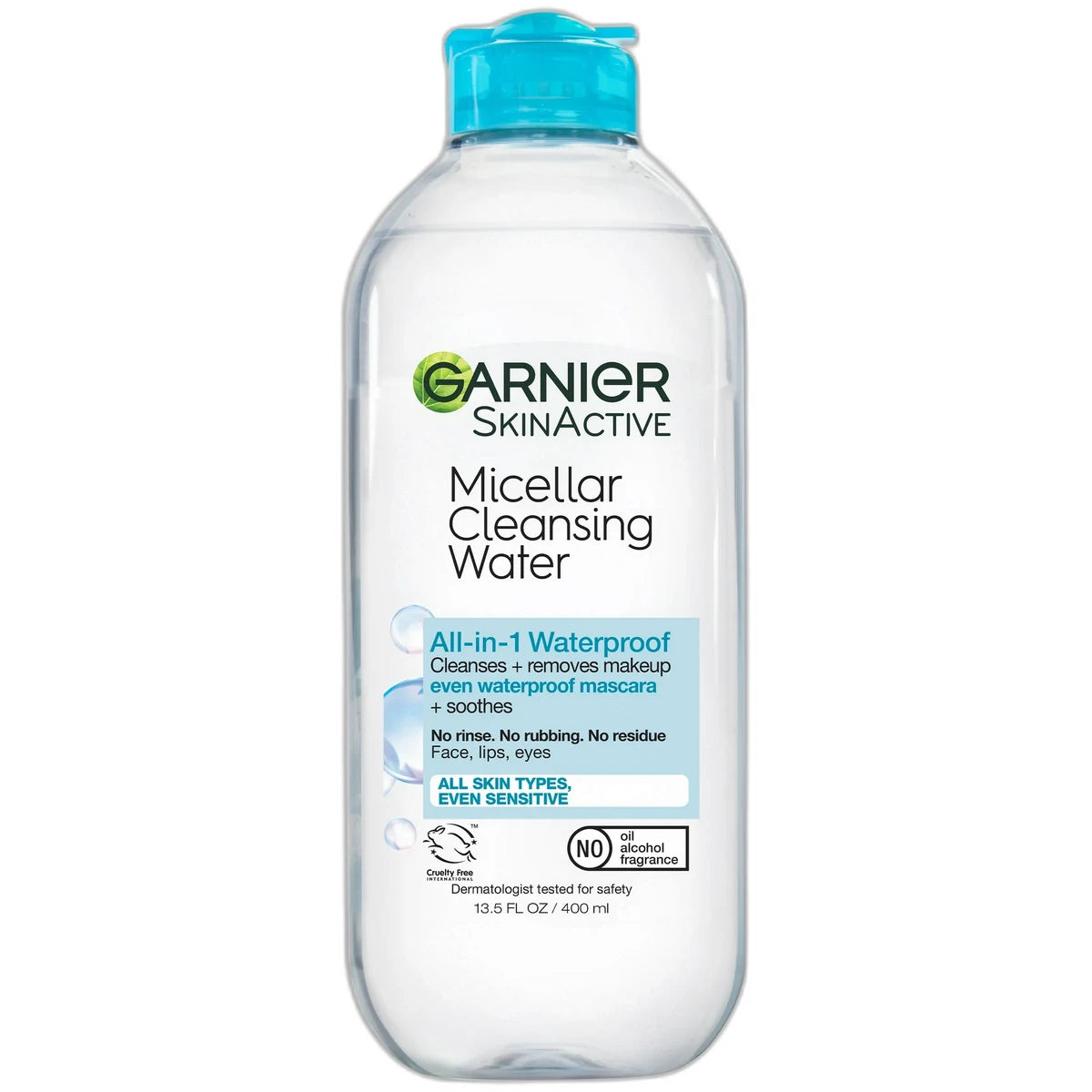 Garnier Skin Active All In 1 Micellar Cleansing Water Waterproof 13.5Oz (Pack of 12)