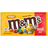 M And Ms Peanut Chocolate Candy 3.27Oz (Pack of 144)