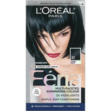 Loreal Feria Multi Faceted Shimmering Hair Color #21 Starry Night 10.4oz (Bright Black)1 Ea (Pack of 12)