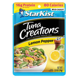 StarKist Tuna Creations Lemon Pepper 16g Protein Pouch 2.6 Oz (Pack of 24)
