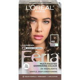 Loreal Feria Multi Faceted Shimmering Haircolor 60 Crystal Brown Light Brown1 Ea 71249230015 (Pack of 12)