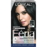Loreal Feria Multi Faceted Shimmering Permanent Haircolor 20 Black 9.3Oz(Pack of 12)