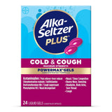 Alka-Seltzer Plus Maximum Strength Powermax Cold & Cough Liquid Gels 24 Ct (Pack of 24)