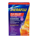 TheraFlu Max Strength Nighttime Flu Relief Honey Lemon - 6.0 ea (Pack of 24)