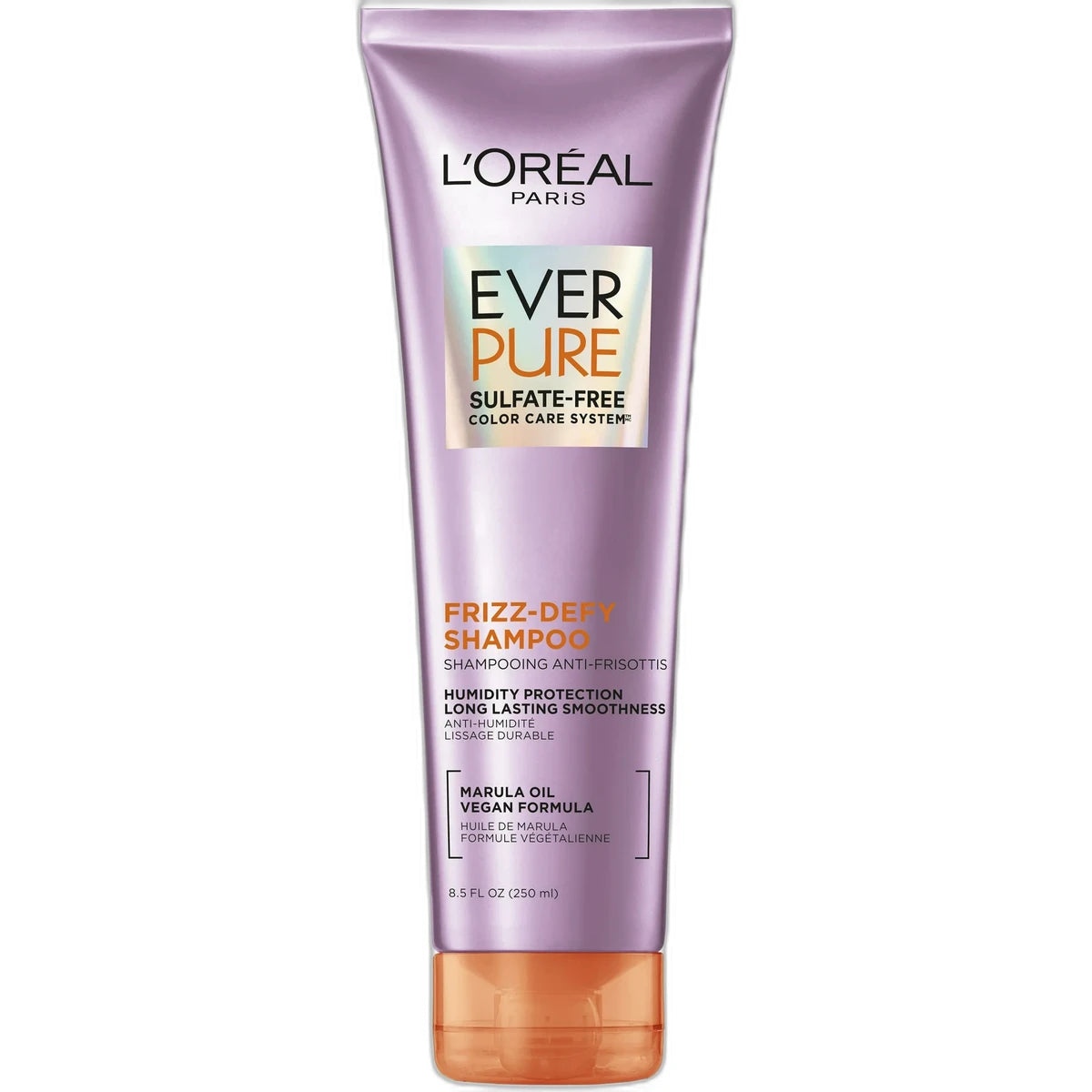 Loreal Paris Ever Pure Frizz Defy Shampoo 8.5Oz (Pack of 6)