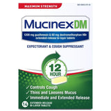 Mucinex Dm Max Strength 12 Hour Cough Medicine - Tablets - 14Ct 0.07 Oz (Pack Of 24)