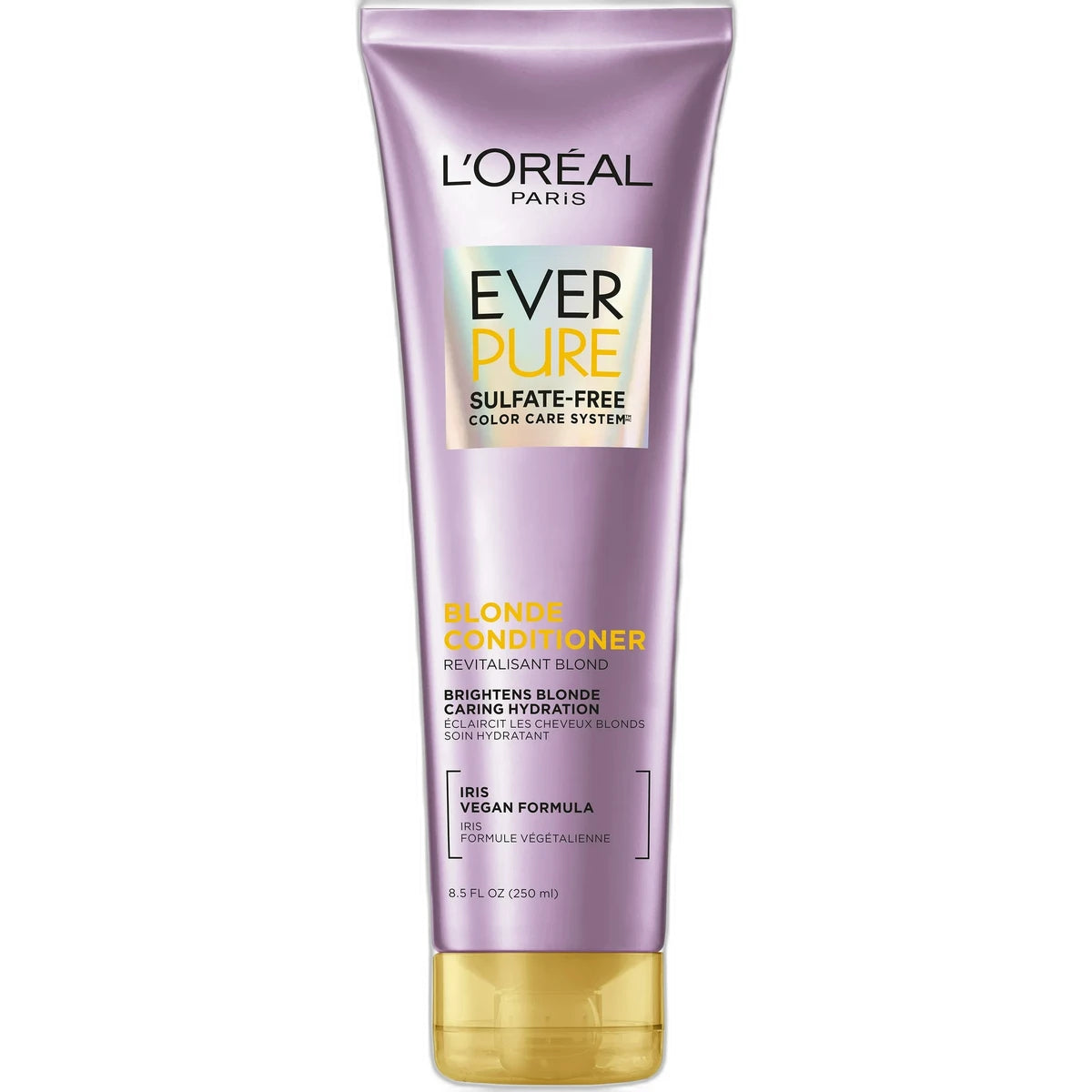 Loreal Paris EverPure Sulfate Free Blonde Conditioner with Iris 8.5Oz (Pack of 6)
