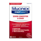 Mucinex Fast-Max Adult Severe Congestion And Cough Caplets 20 Count 0.1 Oz (Pack Of 24)