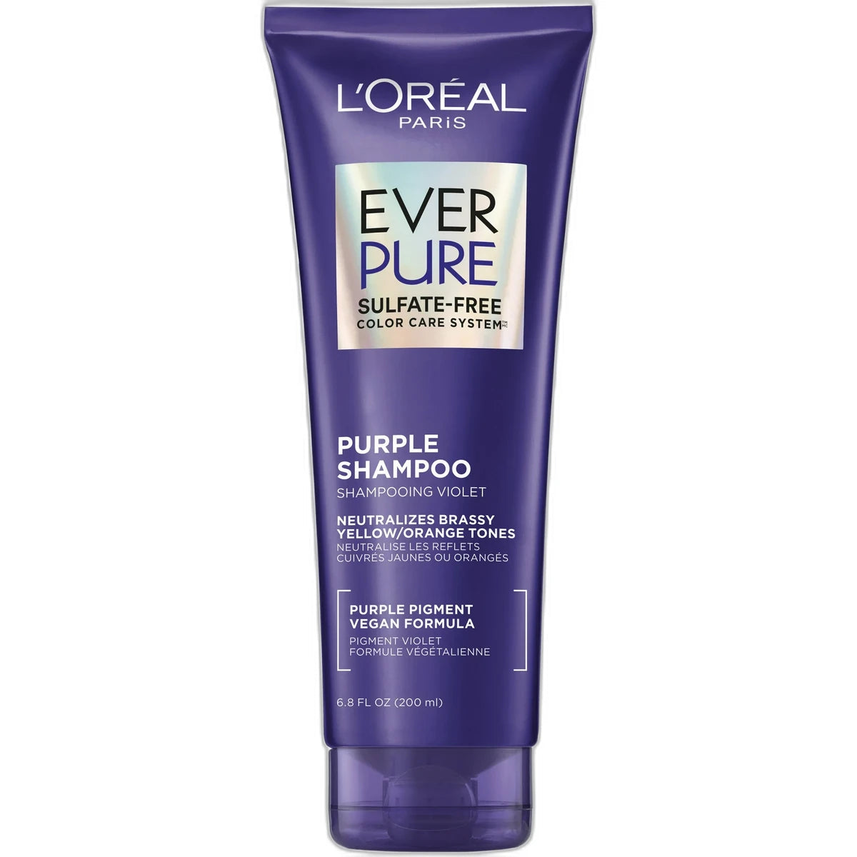 LOreal Paris EverPure Sulfate Free Shampoo Purple 6.8Oz (Pack of 6)