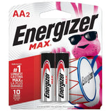 Energizer Alkaline Battery Size: AA - Pack of 2 (Pack of 24)