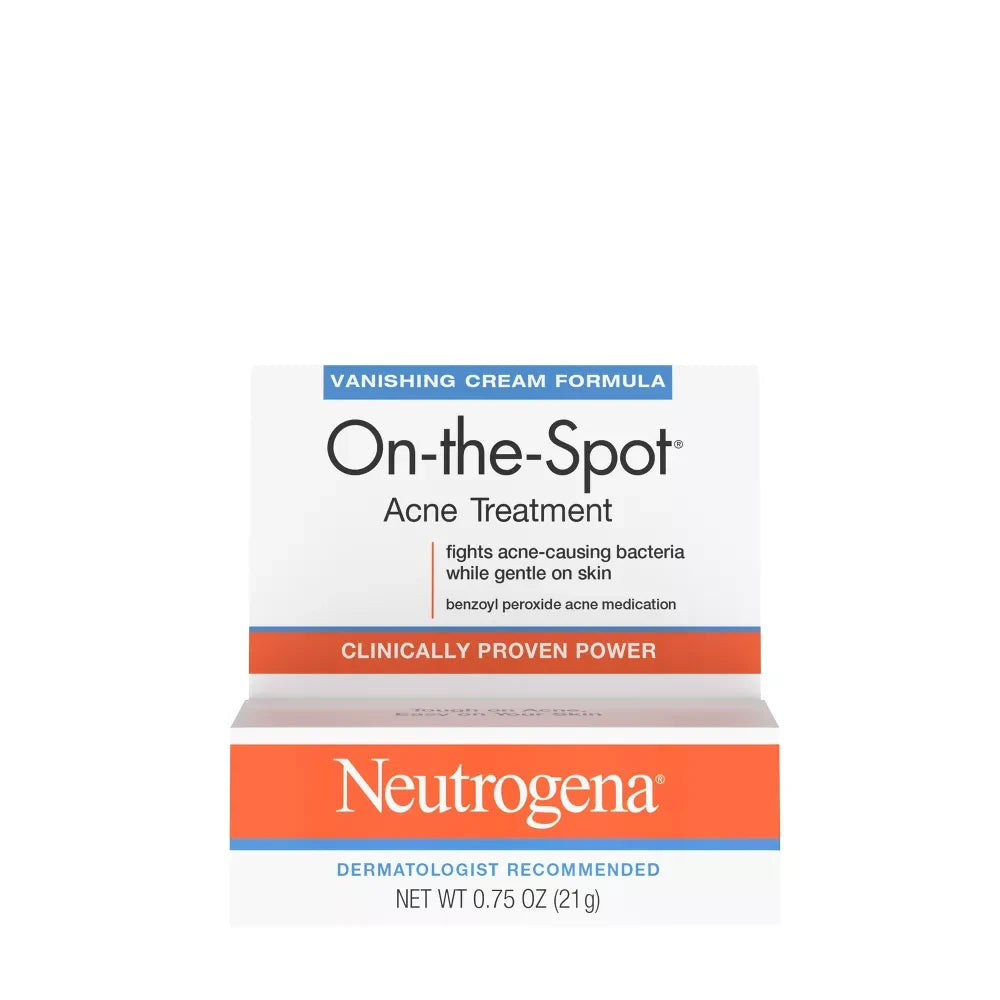 Neutrogena On-The-Spot Acne Treatment 2.5% Benzoyl Peroxide 0.75 Oz (Pack of 24)