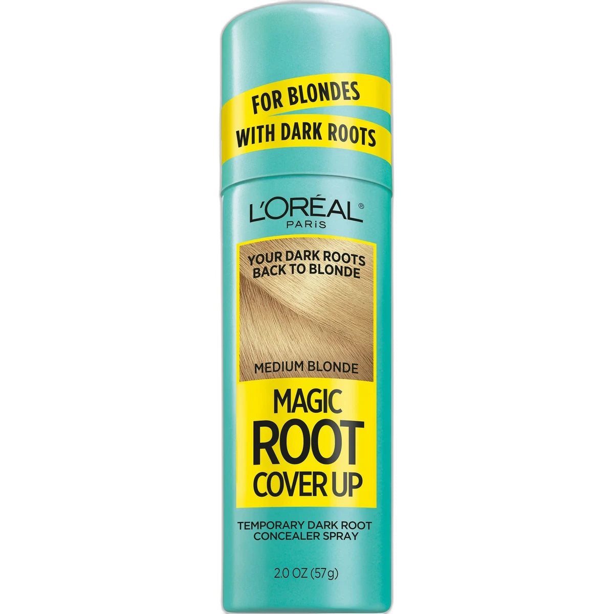 LOreal Paris Magic Root Cover Up Temporary Dark Root Concealer Spray Medium Blonde 2Oz (Pack of 12)