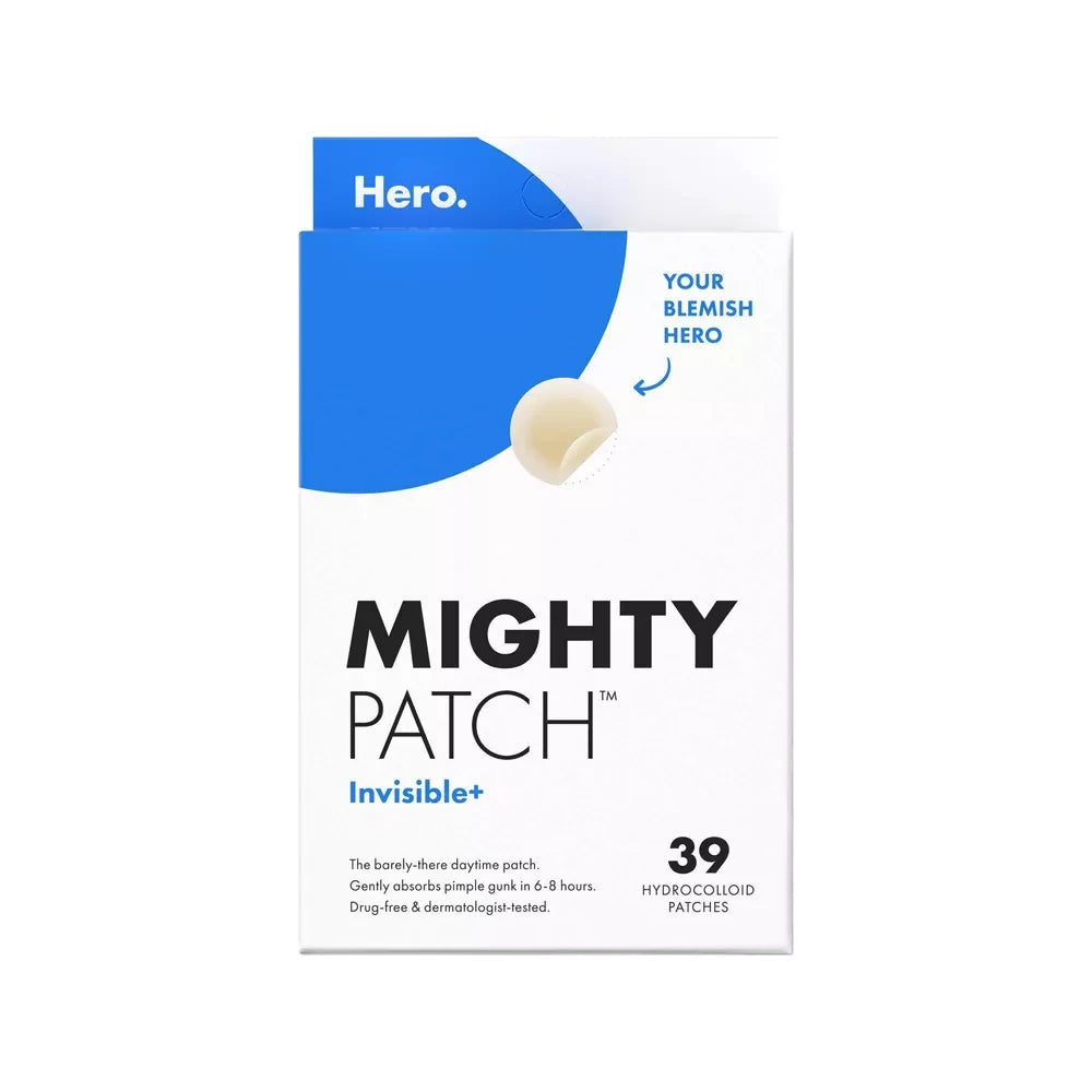 Hero Cosmetics Mighty Patch Acne Patches Invisible+ 39 count (Pack of 24)