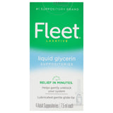 Fleet Laxative Liquid Glycerin Suppository for Adult Constipation - 4ct 2.24 Oz (Pack of 24)