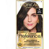 Loreal Superior Preference Hair Color 4 Dark Brown 8Oz(Pack Of 12)