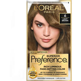 Loreal Superior Preference Hair Color 6 Light Brown1 Ea 8Oz (Pack Of 12)