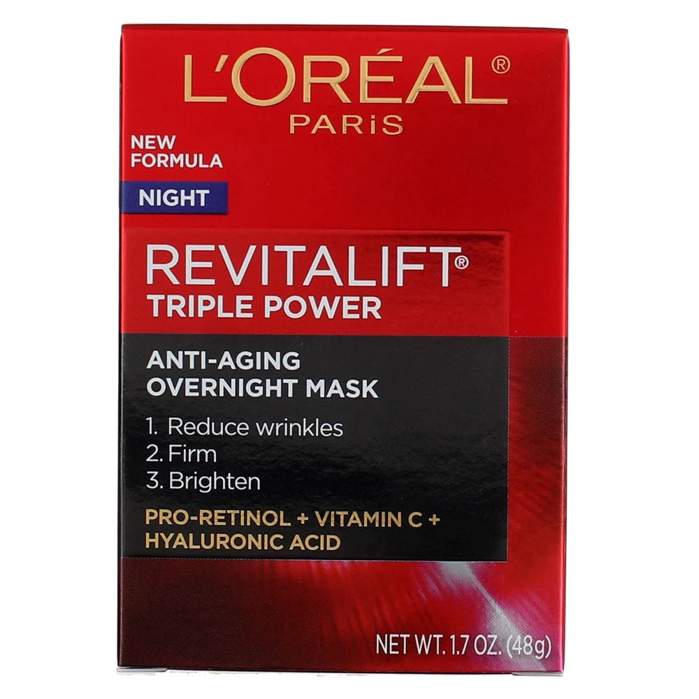 L'Oreal Paris Revitalift Triple Power Anti-Aging Night Cream - 1.7 Oz (Pack of 24)