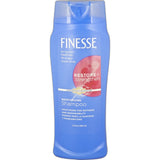 Finesse Self Adjusting Moisturizing Hair Shampoo For Dry Fragile Hair 13Oz (Pack of 6)
