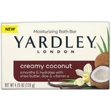 Yardley London Creamy Coconut Moisturizing Bath Bar 4.25Oz (Pack of 24)