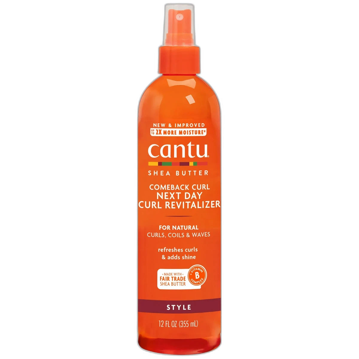 Cantu Shea Butter Comeback Next Day Curl Hair Revitalizer 12Oz (Pack of 12)