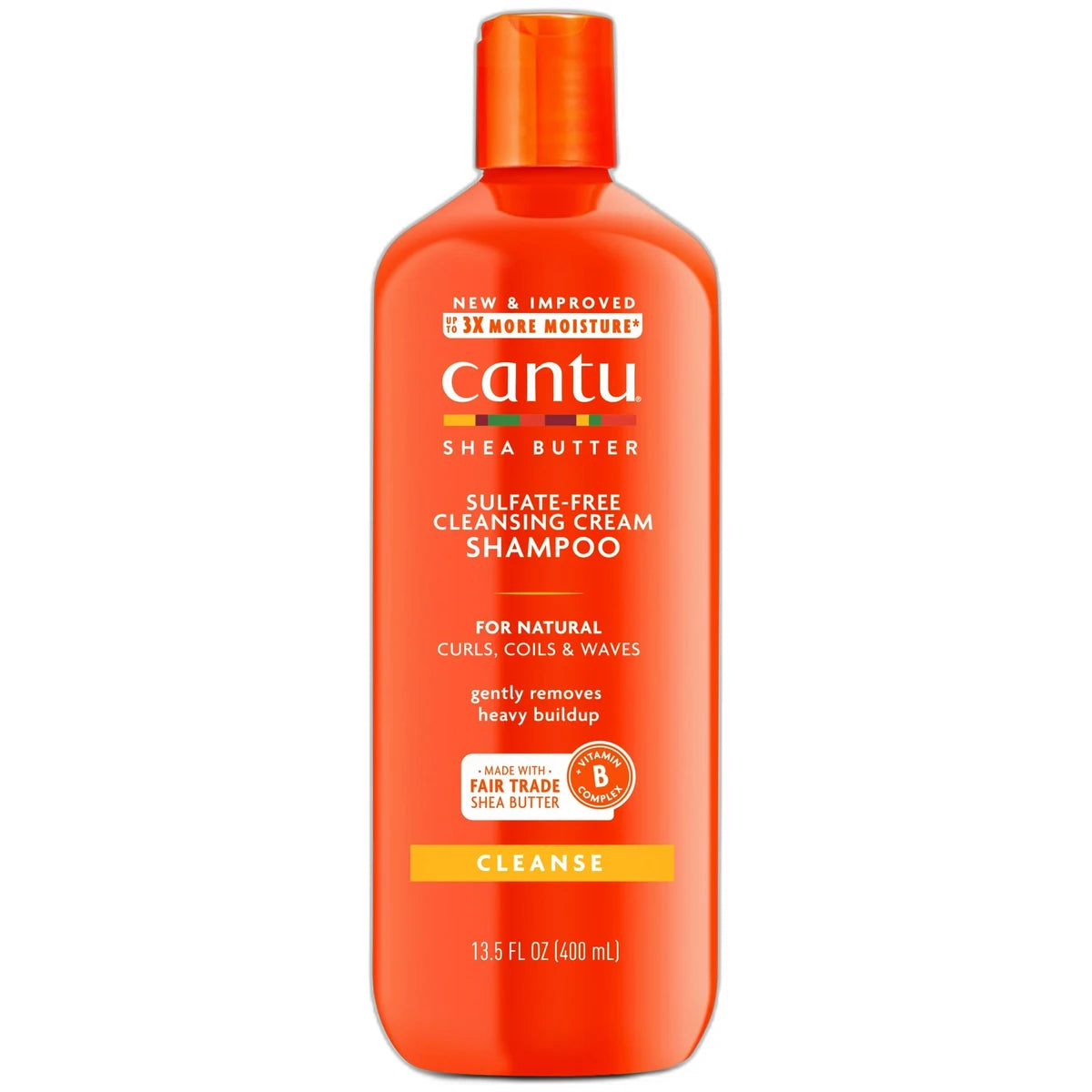 Cantu Shea Butter For Natural Hair Cleansing Cream Shampoo 13.5Oz (Pack of 12)