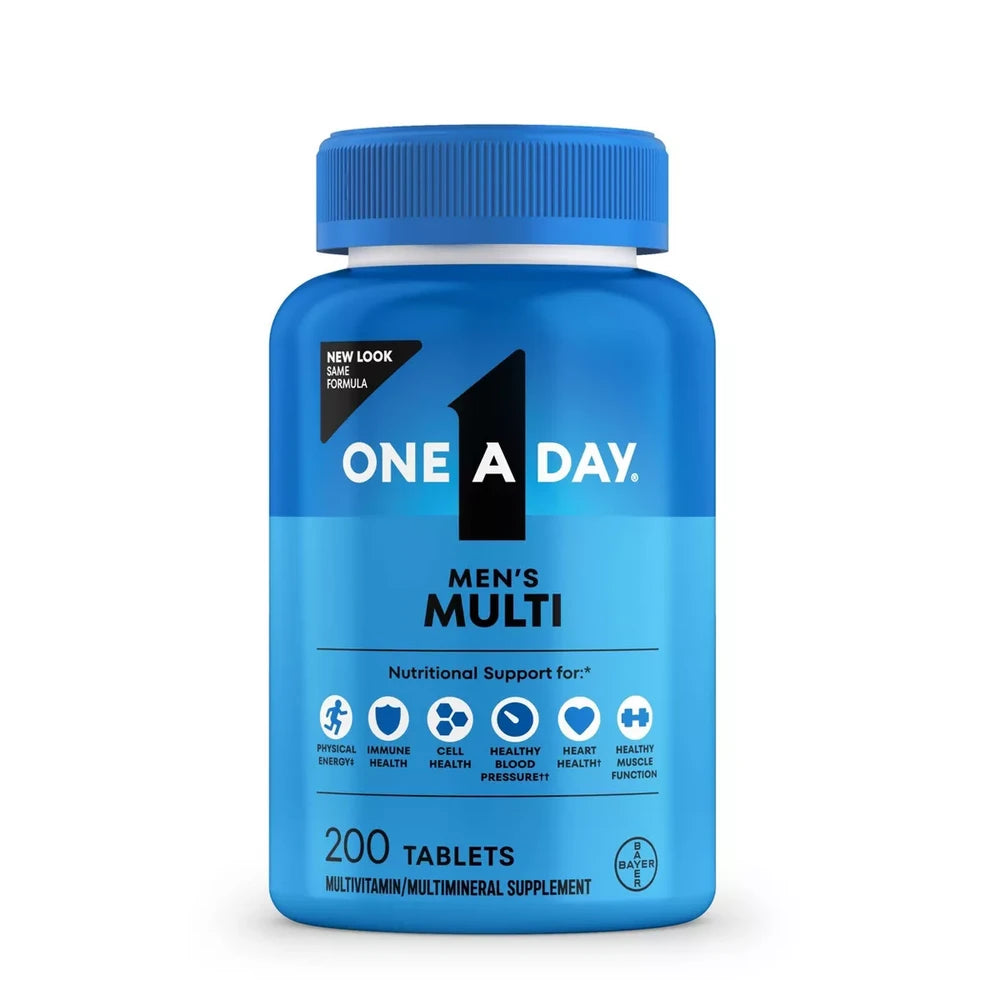 One A Day For Men'S Multivitamin Dietary Supplement Tablets - 200Ct 0.64 Oz (Pack Of 24)