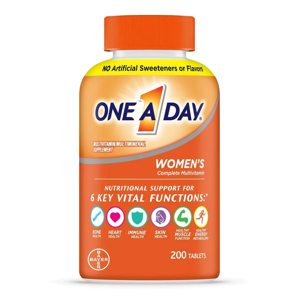 One A Day Women's Multivitamin Immune Health Support Tablets - 200ct (Pack of 24)