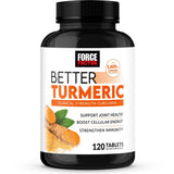 Force Factor Better Turmeric Joint Support Supplement with Turmeric and Curcumin 6.8 Oz (Pack of 24)