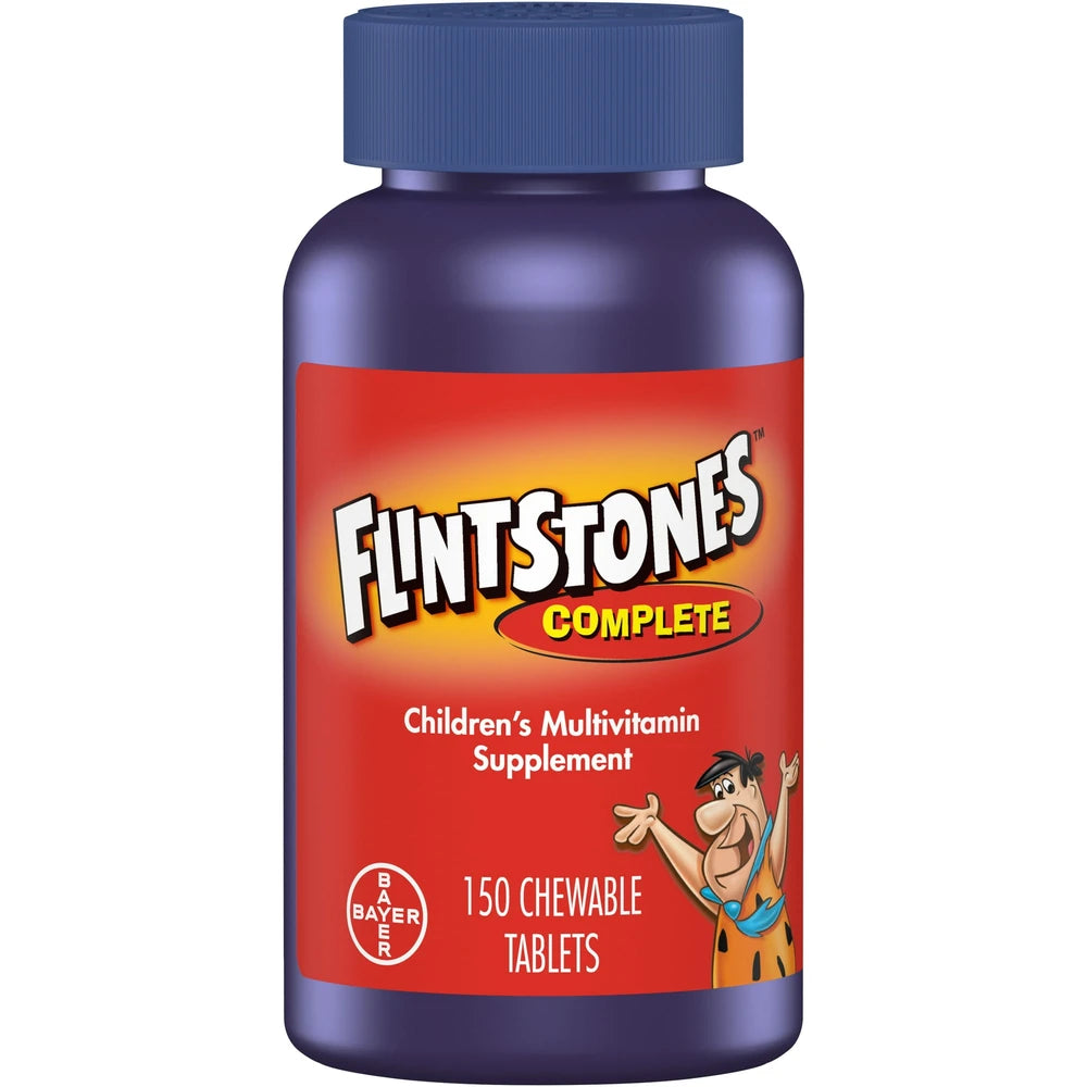 Flintstones Children's Complete Multivitamin Chewable Tablets, 150 Count (Pack of 24)