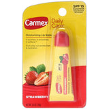 Carmex Daily Care Lip Balm Strawberry SPF 15 0.35Oz (Pack of 144)