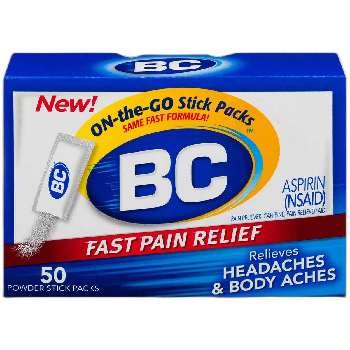 Bc Aspirin Pain Reliever Arthritis Treatment Powders50 Ea 5.92oz (Pack of 36)