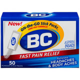 Bc Aspirin Pain Reliever Arthritis Treatment Powders50 Ea 5.92oz (Pack of 36)