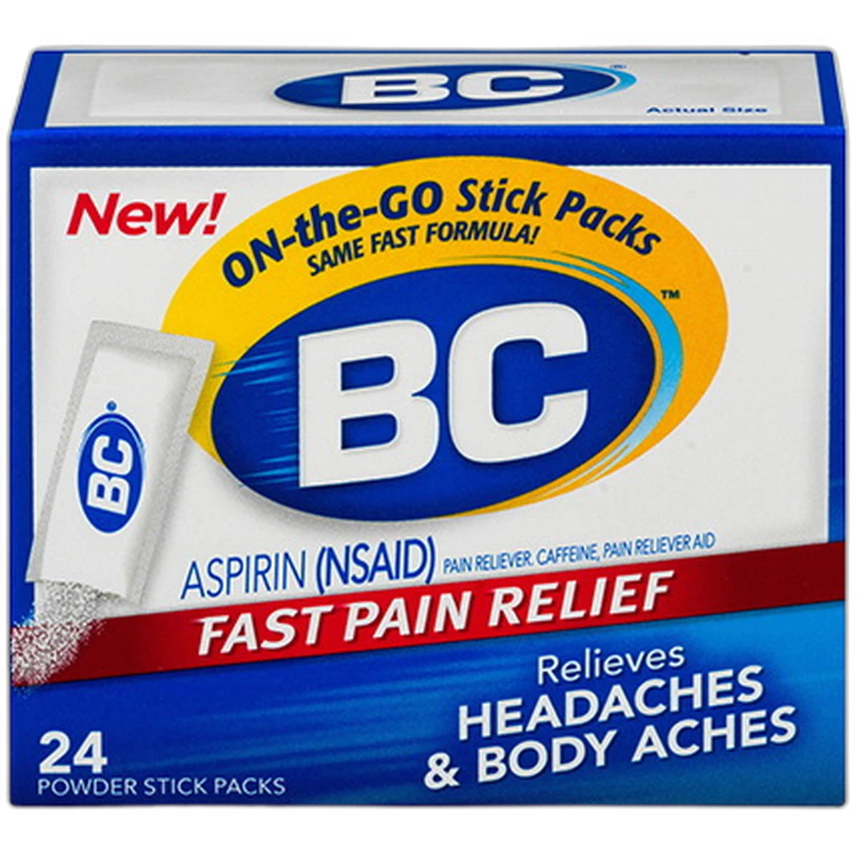 Bc Headache Powder Packets 24Ea 0.16Oz (Pack Of 36)